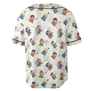 Pixel Fantasy Final Fantasy Unisex Baseball Jersey