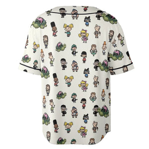 Hey Arnold Characters Unisex Baseball Jersey