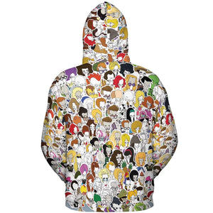 Roger the Alien American Dad All-over Print Hoodie