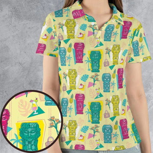Golden Girls Tiki Shack Aloha AOP Men/Women Polo Shirt