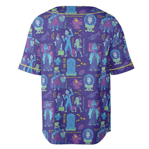 Happy Haunts Journal Haunted Mansion Unisex Baseball Jersey