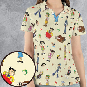 El Chavo Cartoon Characters AOP Men/Women Polo Shirt