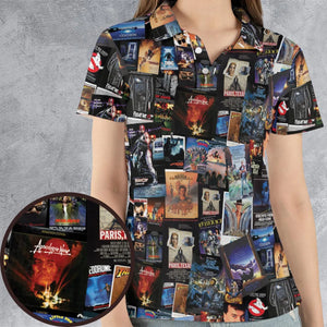 1980s Movie AOP Men/Women Polo Shirt
