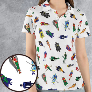 My Ultimate Justice League AOP Men/Women Polo Shirt