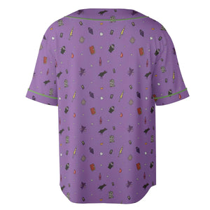 Barovia Dungeons and Dragons Pattern Unisex Baseball Jersey