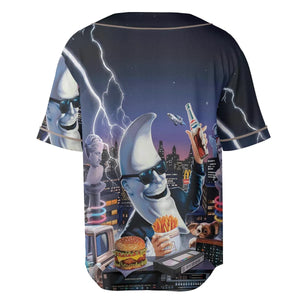 Retro Moon Mac Tonight Unisex Baseball Jersey