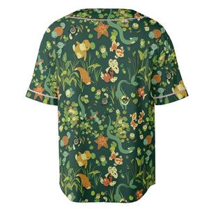 Under Water Type Pokemon Unisex Baseball Jersey