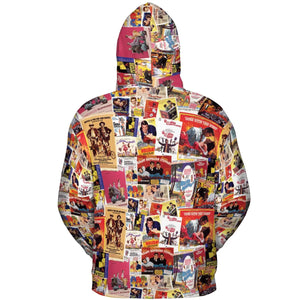 Hollywood Classics Collage All-over Print Hoodie