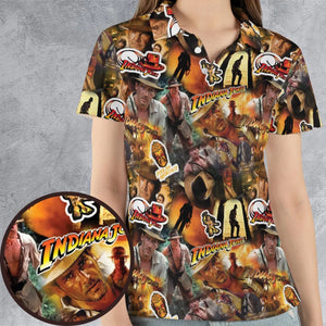 Indy Gear Indiana Jones AOP Men/Women Polo Shirt