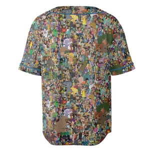 Futurama Characters Unisex Baseball Jersey