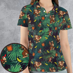 Donkey Kong Nintendo Video Games AOP Men/Women Polo Shirt
