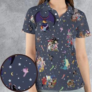 Classic Cartoon 1937-1949 AOP Men/Women Polo Shirt