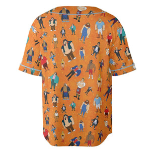 80s Hulk Rock 'n' Wrestling Characters Unisex Baseball Jersey