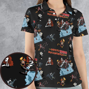Rocky Horror Bullwinkle AOP Men/Women Polo Shirt