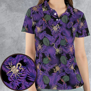 Alien Facehugger Ovomorph AOP Men/Women Polo Shirt