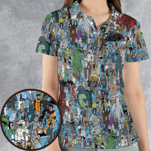 Where's Servo MST3K AOP Men/Women Polo Shirt