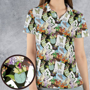 AOP Men/Women Polo Shirt - US9YZ5B9 - - 4