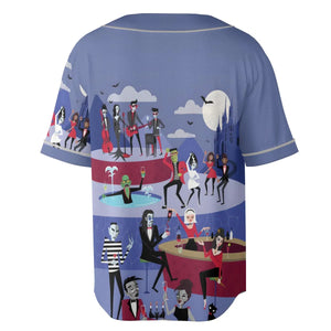 Monster Universal Dance Party Unisex Baseball Jersey
