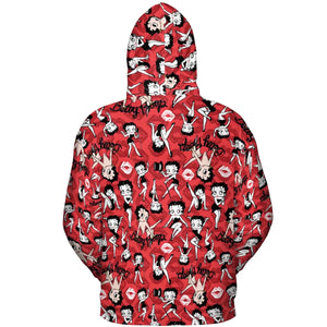 Betty Boop Singer Cartoon Sexy All-over Print Hoodie