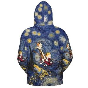All-over Print Hoodie - 3J7SEN2T - - 4