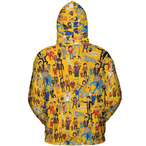 Lynch Vibes Twin Peaks All-over Print Hoodie