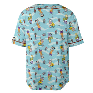Quick Tips Regarding Ed, Edd, n Eddy Pattern Unisex Baseball Jersey
