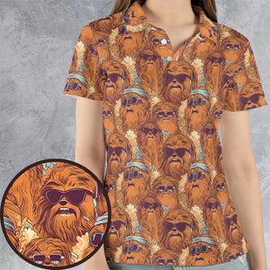 Retro Chewy Summer Vibes AOP Men/Women Polo Shirt