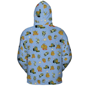 All-over Print Hoodie - AE4SLB7J - - 4
