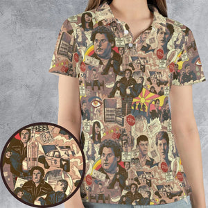 Retro Art Buddies Superbad AOP Men/Women Polo Shirt