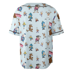 Cereal Cap'n Crunch Characters Unisex Baseball Jersey