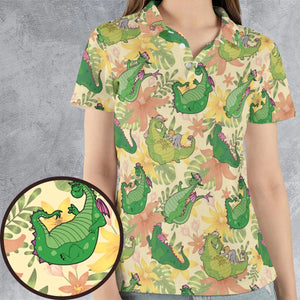 Elliott Dragon Pete's Dragon AOP Men/Women Polo Shirt