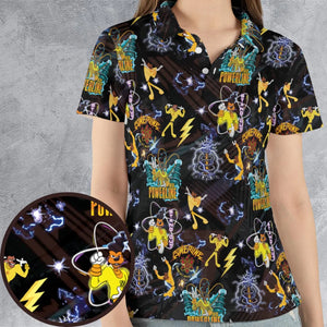 Powerline Concert A Goofy Movie AOP Men/Women Polo Shirt