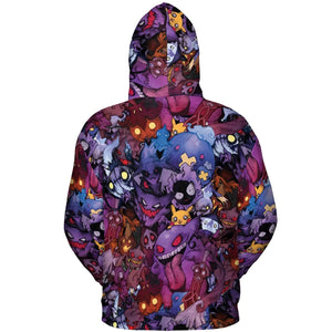 Scaries Poison Pokemon All-over Print Hoodie