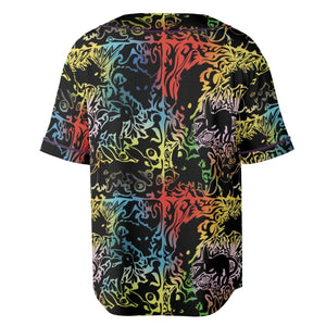 Eevee Pokemon Black Unisex Baseball Jersey