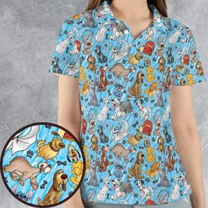 Animation Dogs AOP Men/Women Polo Shirt