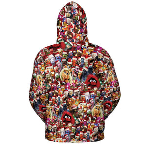 All-over Print Hoodie - 6Q3A5DS3 - - 4