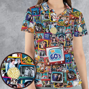 The 60s Classic TV Shows AOP Men/Women Polo Shirt