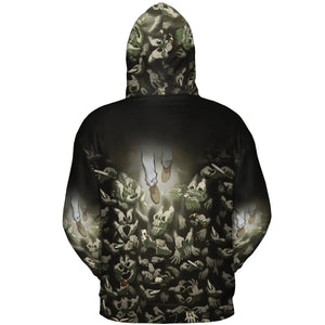 Funny Helping Hands Labyrinth All-over Print Hoodie