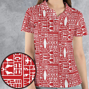 Gundam Runner AOP Men/Women Polo Shirt