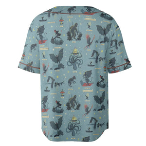 Paranormal Creatures Unisex Baseball Jersey