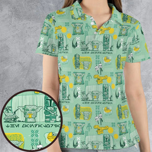 The Mandalorian Star Wars Aloha AOP Men/Women Polo Shirt