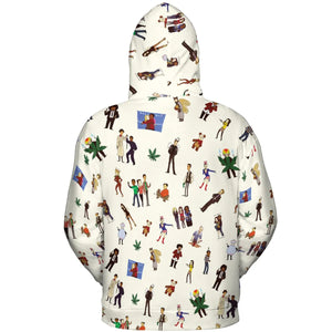 Community Characters Costumes Pattern All-over Print Hoodie
