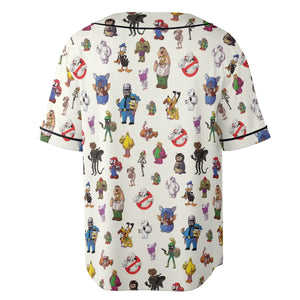 Behind The Face Unisex Baseball Jersey