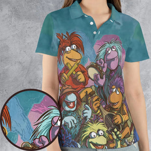 Fraggle Rock Larsen The Muppets AOP Men/Women Polo Shirt
