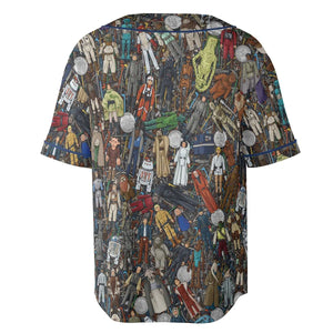 Star Wars Characters Figures Unisex Baseball Jersey