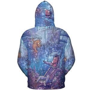 Bojack Horseman All-over Print Hoodie
