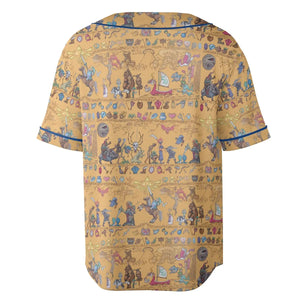 Link's Journey Tapestry The Legend Of Zelda Unisex Baseball Jersey