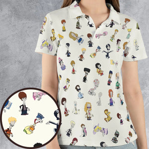 Roger persona Pop culture American Dad AOP Men/Women Polo Shirt