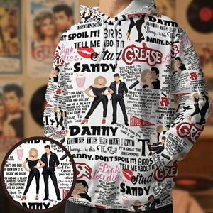 Pink Ladies Grease All-over Print Hoodie