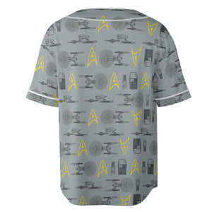 S.T Shipyard Star Trek Unisex Baseball Jersey